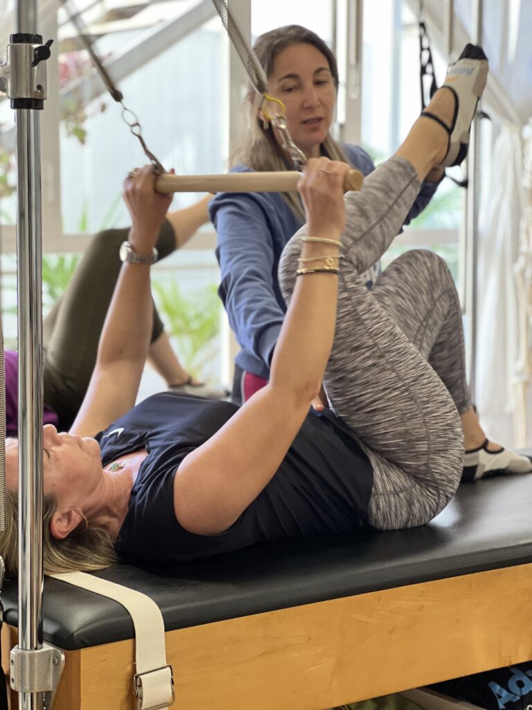 Sesión de pilates